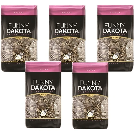 Funny Nuts Dakota Ay Çekirdeği Tuzsuz  5'li x 200 gr