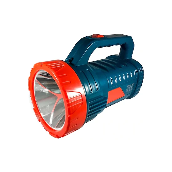 Silver Projektör El Feneri Şarjlı + Işıldak 15 W Silver Toss St-6608