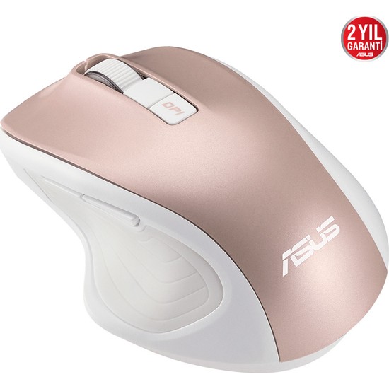 Asus WT425 Kablosuz Optik Sessiz Tıklama Özellikli Mouse Rose Gold