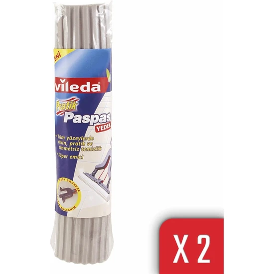 Vileda Pratik Paspas Yedek 2'li