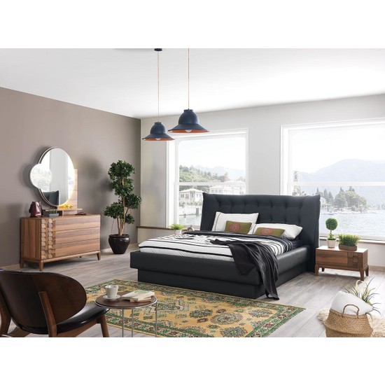 Berrak Mobilya Berrak Ceviz Karyola Bazalı Fiyatı