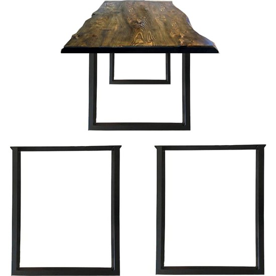 Metal Masa Ayağı Ahşap Ağaç Kütük Bahçe Mobilya Ayakları Fiyatı