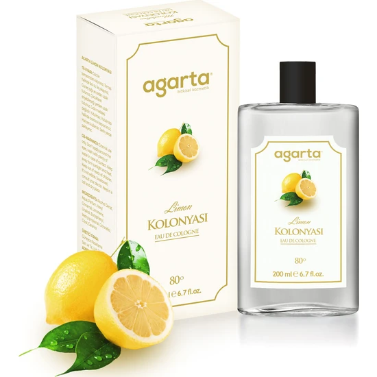 Agarta Limon Kolonyası 200 ml 80 Derece