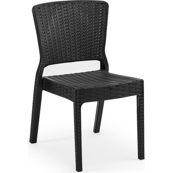 Bintaş Mobilya Siyah Rattan Plastik Irekko Dış Mekan Bahçe Fiyatı