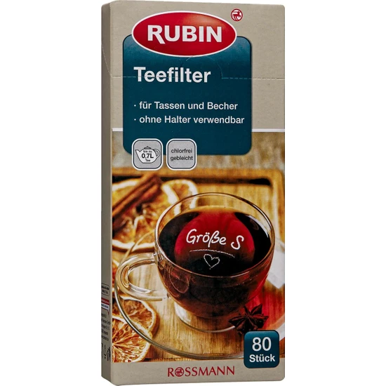 Rubin Çay Filtresi 80'li Küçük Boy