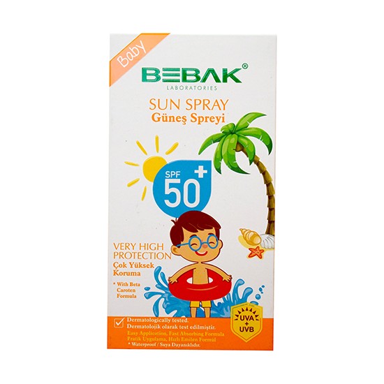 Bebak Bebek Güneş Losyonu 50+ Spf Bayb Sprey Kutulu 175 ml Fiyatı