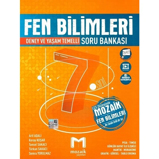 Mozaik Yayınları 7. Sınıf Fen Bilimleri Soru Bankası