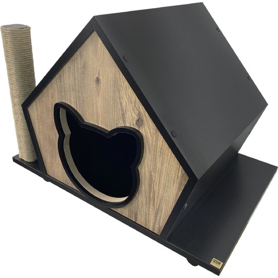 Odun Concept Tırmalama Halatlı Kedi Evi Modello Ahşap Fiyatı