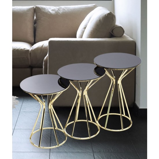 Han Mobilya Darbuka Gold Zigon Siyah Cam Fiyatı