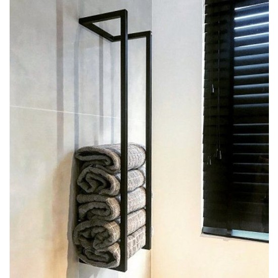 Asrimo Metal Havlu Rafı Duvar Tipi Banyo Mutfak Rafı Fiyatı