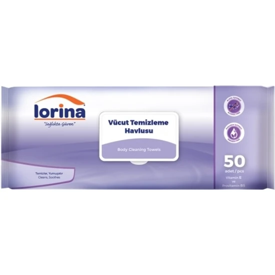 Lorina Perine Bölgesi Temizleme Havlusu 50'Li