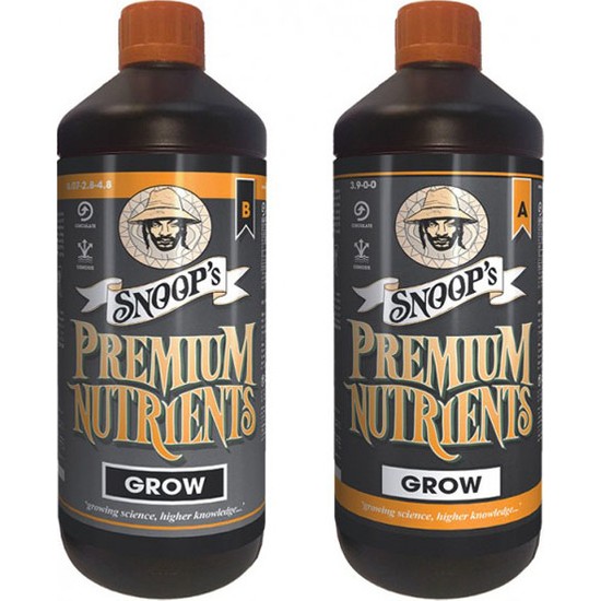 Snoop'S Premium Nutrients Hydro Grow A-B 1 Litre