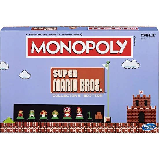 Hasbro Gaming Monopoly Super Mario Kardeşler Koleksiyoner Sürümü(Yurt Dışından)
