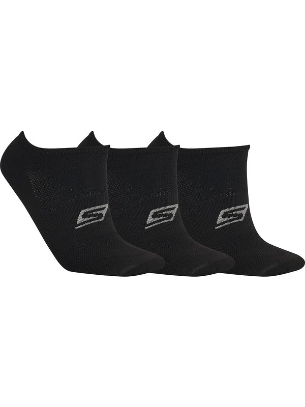 Skechers Socks U 3 Pack Low Cut Sock Unisex Siyah Çorap - S192263-972