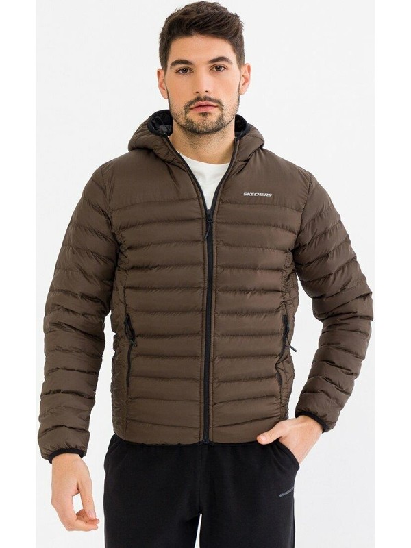 skechers filled hooded jacket