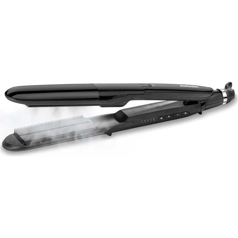 Babyliss Steam Straight 39 mm 230 Derece 5 Isı Ayarlı Seramik Kaplama Taraklı Buharlı Saç Düzleştirici ST492E