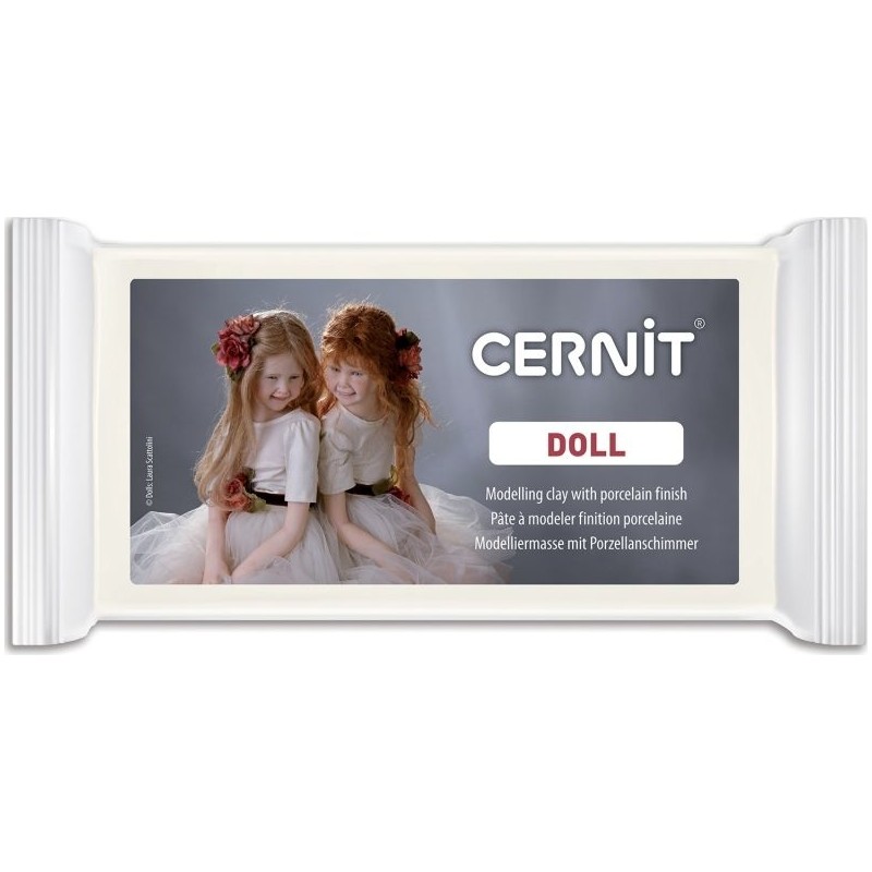 Cernit Doll Beyaz Polimer Kil 500G Yumuşak Modelleme Malzemesi Kolay Şekillendirilebilir