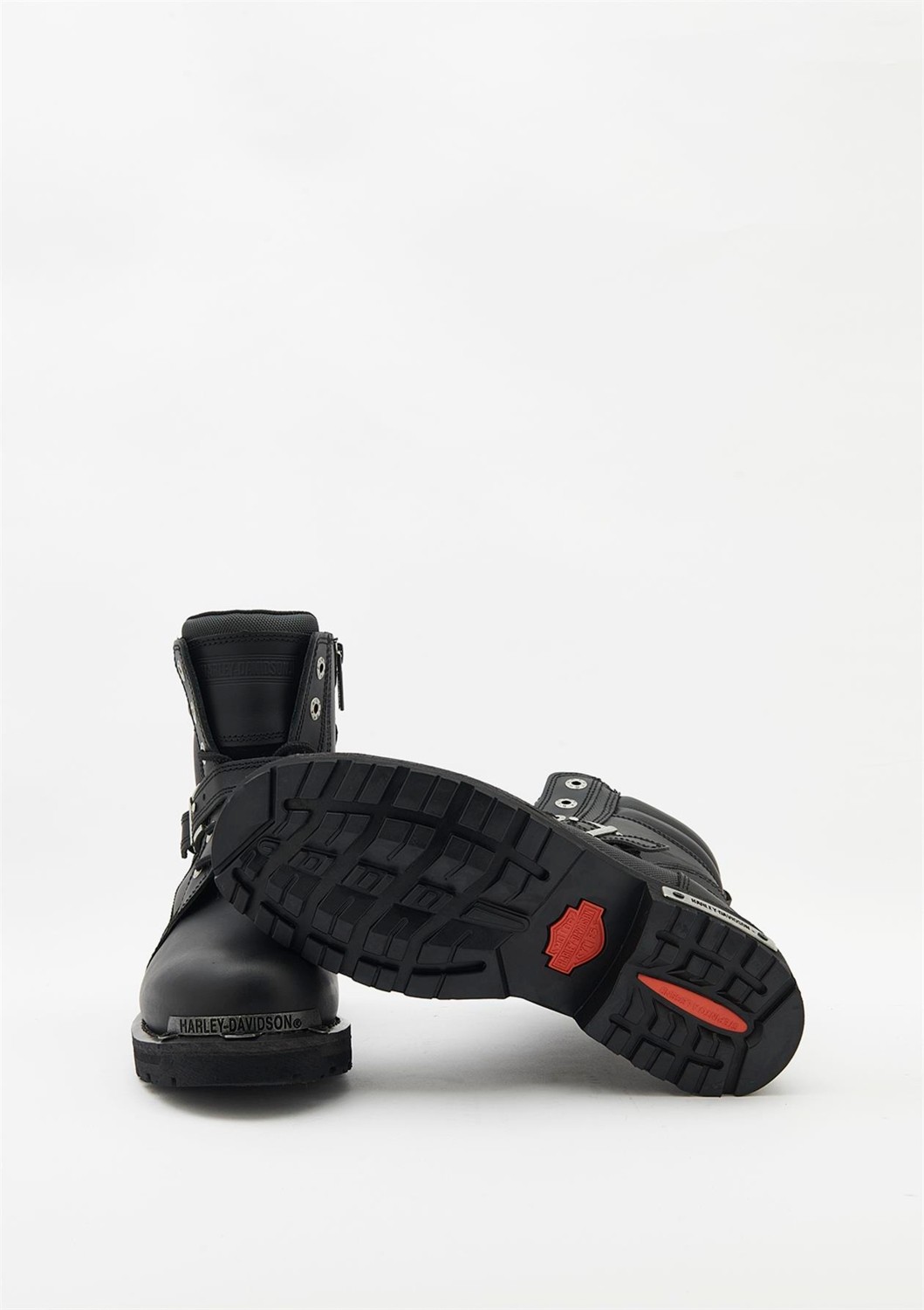 Harley Davidson Harley-Davidson Harley Davidson Franco Su Geçirmez B. Siyah Deri Bot görsel 5