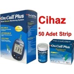 On Call Plus Ölçüm Cihazı +50 Strip Hafif ve Dayanıklı Medikal Ürünler İçin Kullanım Kolaylığı