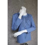 Aylin Penye Bluz 1081 - Mavi