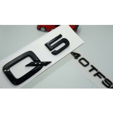 Dk Audi Q5 40 Tfsi Parlak Siyah Abs 3m 3D Bagaj Yazı Logo Orjinal Ürün