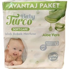 Baby Turco Softcare Islak Bebek Havlusu 3X90