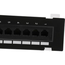 Echoes Ethernet Utp Yama Paneli 12PORT Duvar Montajı Keystone Ağı Yama Paneli (Yurt Dışından)