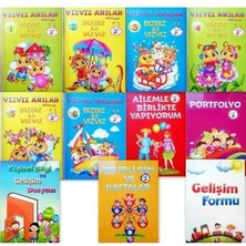 Beyaz Pusula Yayınları Okul Öncesi Vızvız Arılar Eğitim Seti 9 Kitap