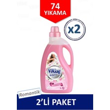 Viking Çamaşır Yumuşatıcısı Romantik 3 Litre 2 Adet