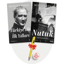 Nutuk + Türkiye'nin Ilk Yılları (Mustafa Kemal Atatürk) + Alfa Moda Lisanslı Kalem Hediye - Can Yayınları