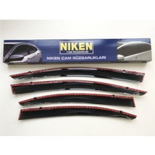 Niken Fiat Linea Kromlu Cam Rüzgarlığı 4'lü Set (2007-2017)