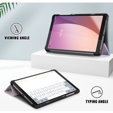 Xfashion Lenovo Desen Baskı Tablet Kılıfı M8 Gen 4 TB-300FU Üçlü Stand Tablet Pu Deri Kapak (Yurt Dışından)