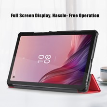 Xfashion Lenovo Tab M9 TB-310FU Için Üç Katlı Stand Tablet Kılıf (Yurt Dışından)