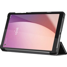 Xfashion Lenovo Desen Baskı Tablet Kılıfı M8 Gen 4 TB-300FU Üçlü Stand Tablet Pu Deri Kapak (Yurt Dışından)