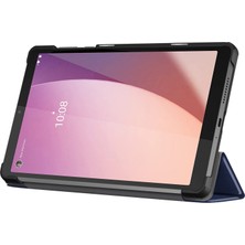 Xfashion Lenovo Tab M8 Gen 4 TB-300FU Üçlü Stand Söküslü Renkli Pu Deri Tablet Kapak (Yurt Dışından)