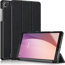 Xfashion Lenovo Tab M8 Gen 4 TB-300FU Üçlü Stand Söküslü Renkli Pu Deri Tablet Kapak (Yurt Dışından)