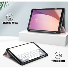 Xfashion Lenovo Tab M8 Gen 4 TB-300FU Üçlü Stand Söküslü Renkli Pu Deri Tablet Kapak (Yurt Dışından)