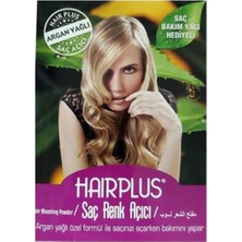 Hairplus Hair Plus Saç Açıcı Set Argan ( 30 G Mavi Toz + 60ml Oksidan40+ Bakım Yağ+Eldiven)