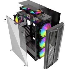 İzoly I5 3470 16GB 256GB + 500GB RX550 4gb Masaüstü Gaming Pc Hızlı Oyun Oyuncu Bilgisayarı Ucuz Pc