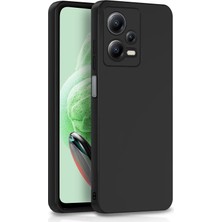 Microcase Xiaomi Redmi Note 12 Çin Versiyon Matte Serisi Silikon Tpu Kılıf - Siyah AL3367