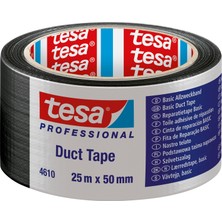 Tesa 04610 Basic Duct Tamir Bandı Siyah 25X50 Mm