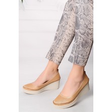 ARTI ARTI AYAKKABI ARTI-ARTI014-14150-1  Hakiki Deri Ortopedik Kadın Bej Ayakkabı