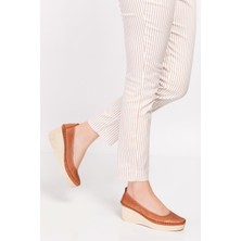 ARTI ARTI AYAKKABI ARTI-ARTI014-14150-5  Hakiki Deri Ortopedik Kadın Taba Ayakkabı