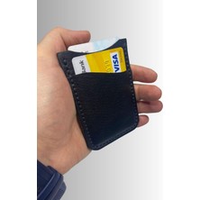 Carise El Yapımı Hakiki Deri Avuç İçi Dikey Kartlık