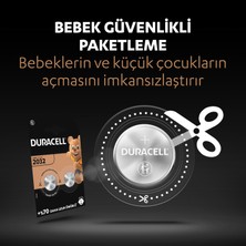 Duracell 2032 Lithium 3V Kartela 10'lu Pil