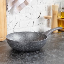 Bernardo Pietra - 28 cm Granit Wok Tava