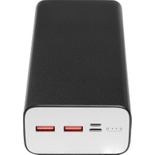 S-Link G345 30000MAH 2*usb+Micro+Type-C PD45W+QC3.0 18W Notebook,telefon Için Taşınabilir Powerbank