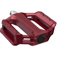 SHIMANO Düz Alimünyum Pedal PD-EF202 - Kırmızı