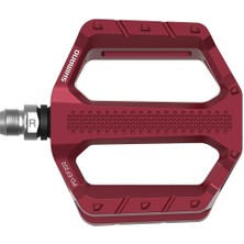 SHIMANO Düz Alimünyum Pedal PD-EF202 - Kırmızı