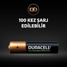 Duracell Şarj Edilebilir Aaa 900MAH Piller 4'lü